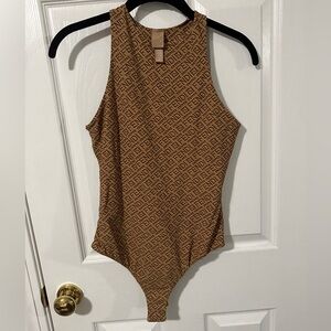 Fendi x Skims
Crew Neck Sleeveless Bodysuit